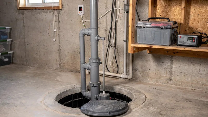 Battery Backup Sump Pump service in Des Moines, IA