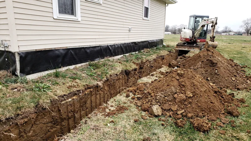 Exterior Basement Waterproofing service in Des Moines, IA